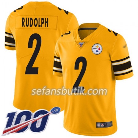 Pittsburgh Steelers Tröjor Mason Rudolph 2 Nike Gul 100th - Herr Pittsburgh Steelers Tröjor Mason Rudolph 2 Nike Gul 100th - Herr